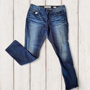 BKE Women's Dark Blue Straight Leg Jeans